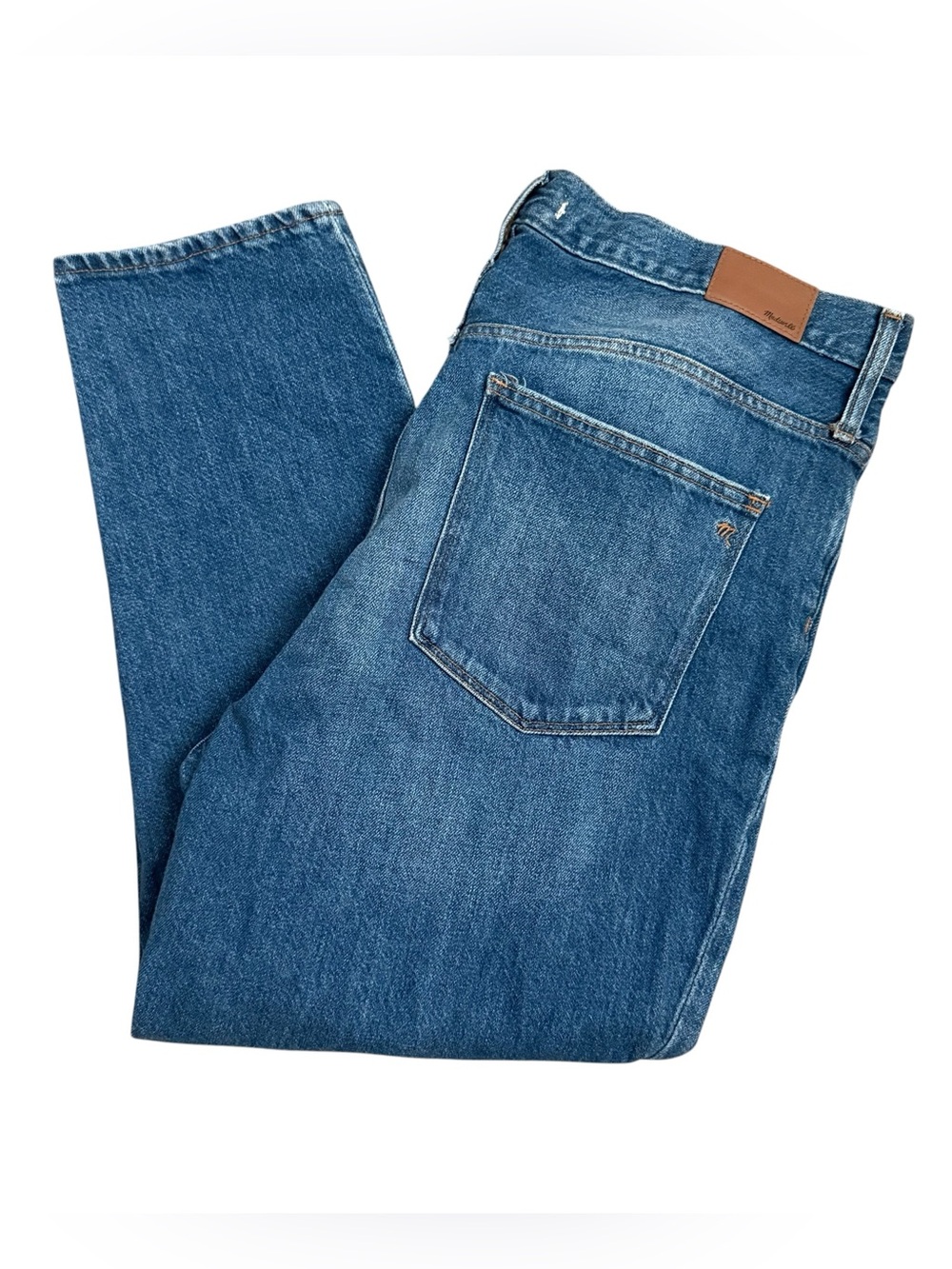 Madewell Mom Jean Medium Wash Denim Pants